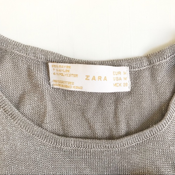 Zara Sparkling silver shift dress - Picture 8 of 8